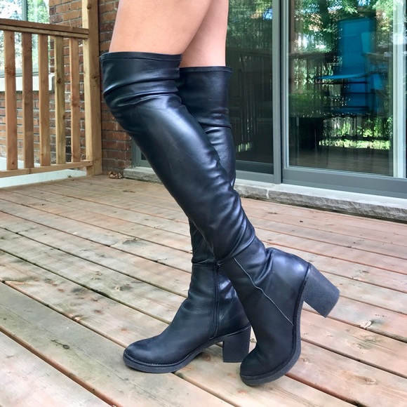 L’Intervalle Shoes - SOLD Over The Knee Leather Boots